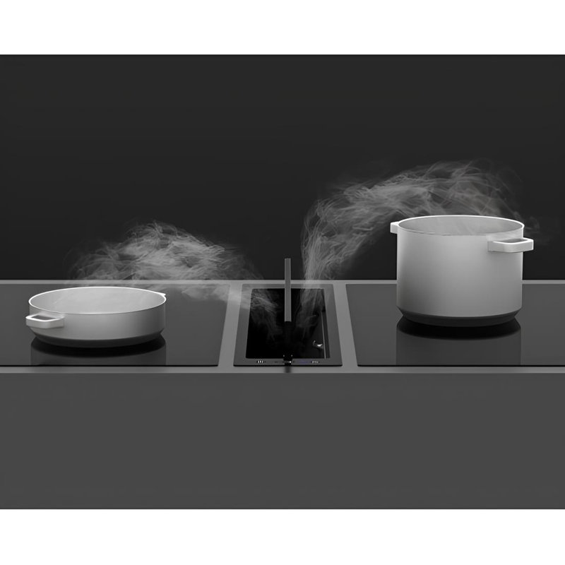 Sirius Range Hoods 1100 Convertible Downdraft Range Hood Black Wayfair